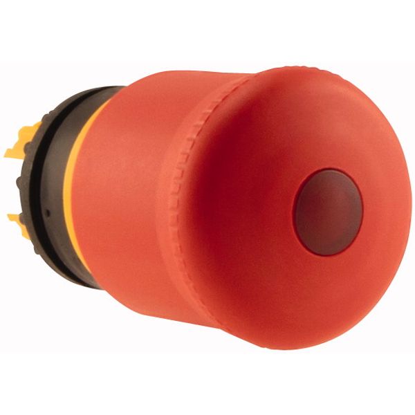 Emergency stop/emergency switching off pushbutton, RMQ-Titan, Mushroom-shaped, 38 mm, Illuminated with LED element, Pull-to-release function, Red, yel image 4