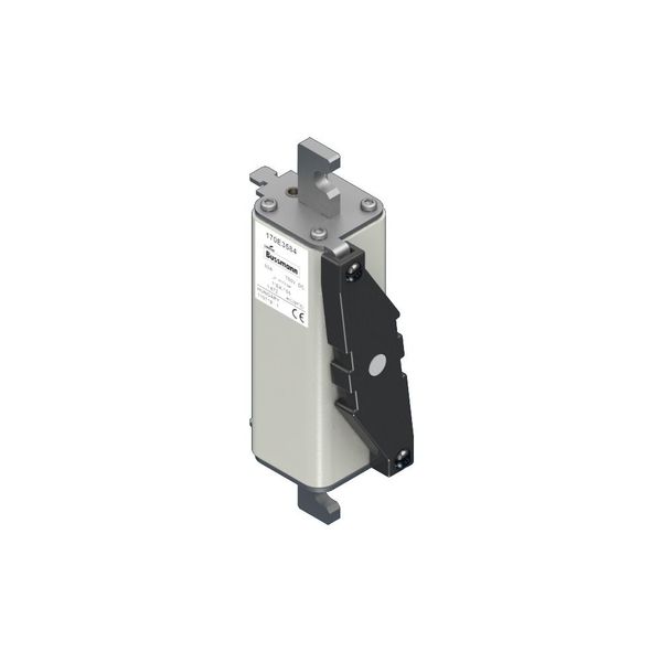 Fuse-link, high speed, 160 A, DC 750 V, compact size 1, 43 x 60 x 212 mm, gR, IEC, with indicator, 160 mm centres image 11