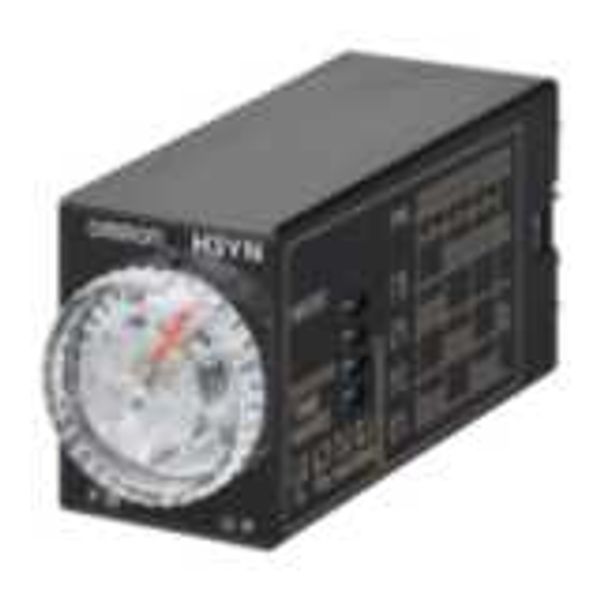 Timer, plug-in, 14-pin, multifunction, 0.1m-10h, 4PDT, 3 A, 200-230 VA image 2
