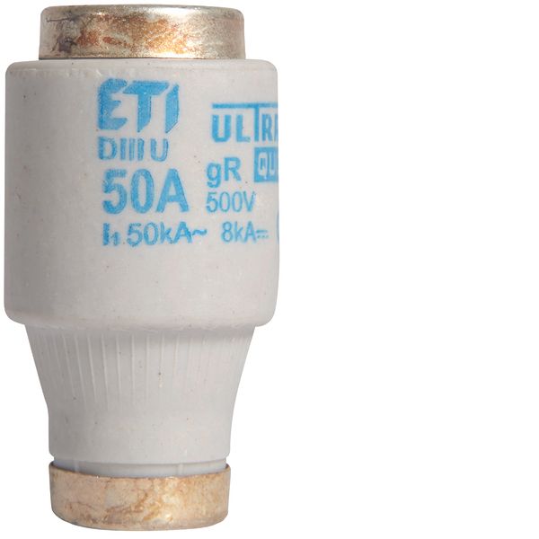 Fuse DIII E33 50A 500V, tripping characteristic Super fast, with indic image 1