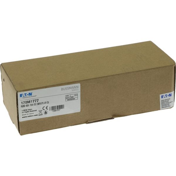 Fuse-link, high speed, 400 A, DC 750 V, size 230, 24 x 78 x 98 mm, aR, IEC, UL image 4