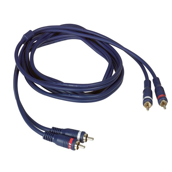 RCA male/male audio stereo cord length 2 meters image 1