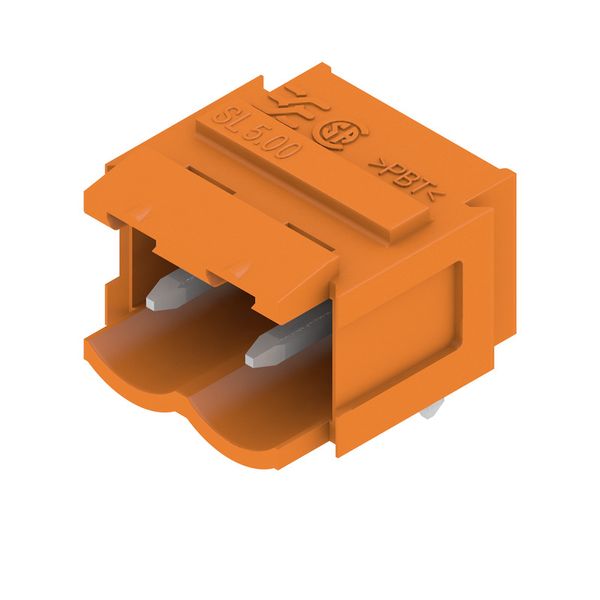 PCB plug-in connector (board connection), 5.00 mm, Number of poles: 2, image 2