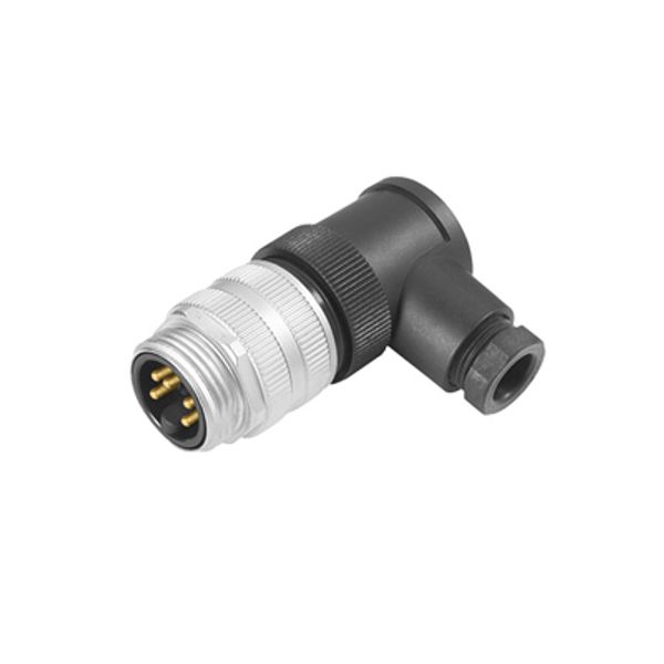 Round plug (field customisable), pin, 90&deg;, Screw connection, 7/8", image 3
