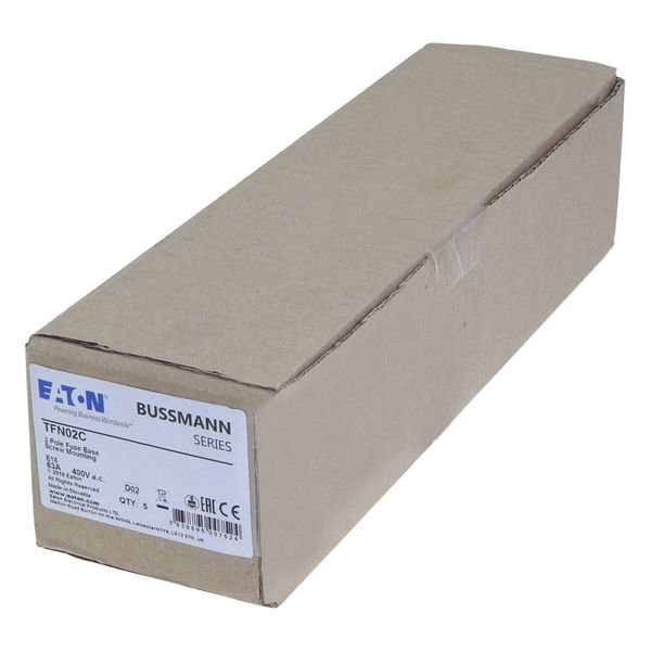 Fuse-base, LV, 63 A, AC 400 V, D02, 3P, IEC, suitable wire 2.5 - 25 mm2 image 14