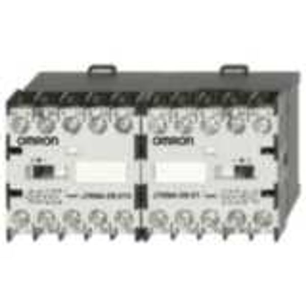 Reversing interlocked pair, 9A/4kW + 1B auxiliary on both sides, 400 V image 3