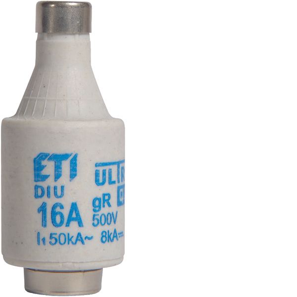 Fuse-link DII E27 16A 500V, tripping characteristic Super fast, with i image 1