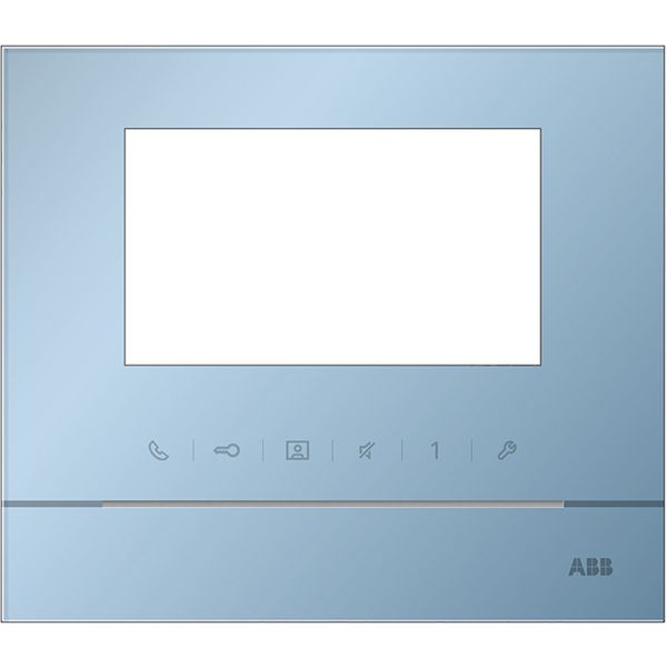 52311FC-L-02 Front cover for 4.3" video hands-free,Light blue image 1