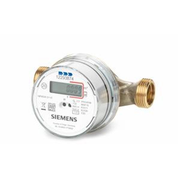 WFK636.D11C - Electronic impeller type cold water meter Q3 = 2.5 m3/h, wall mounted, mounting length 110 mm, connecting thread 3/4", M-bus radio image 1