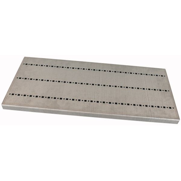 Carrier plate for universal use, empty, WxD=600x321mm image 1