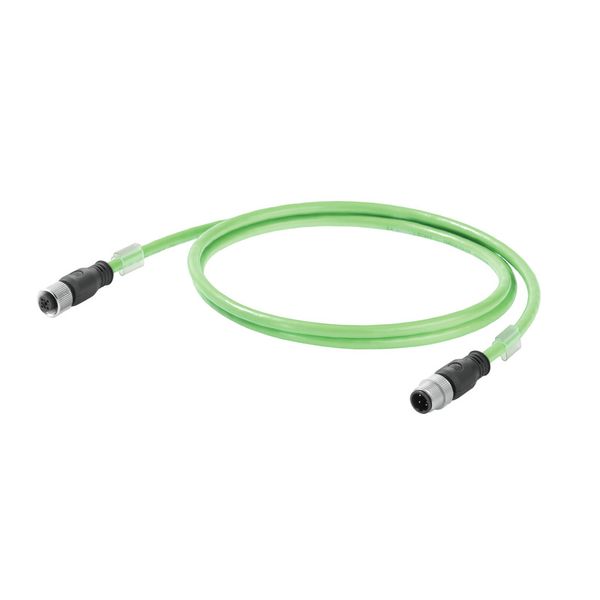 PROFINET Cable (assembled), M12 D-code – IP 67 straight socket, M12 D- image 1