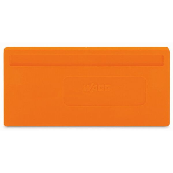 Separator plate 2 mm thick oversized orange image 3