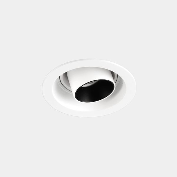 Downlight Play Snoot Mini Round Adjustable 3.2W LED warm-white 3000K CRI 80 28.1º White IP23 329lm image 1