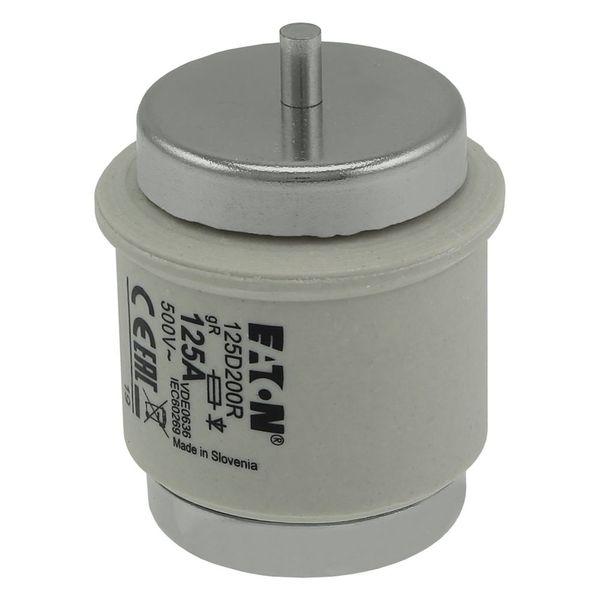 Fuse-link, low voltage, 125 A, AC 500 V, D5, 56 x 46 mm, aR, DIN, IEC, ultra rapid image 13