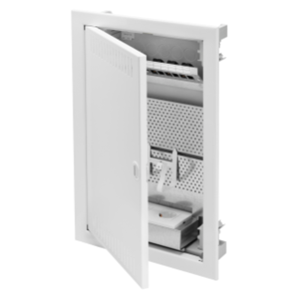 MULTIMEDIA ENCLOSURE FOR PLASTERBOARD WALLS - 36 MODULES - METAL DOOR image 1