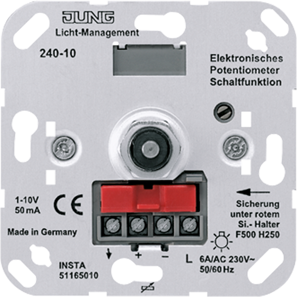 Dimmer Insert, el. potentiom. 1-10V image 1