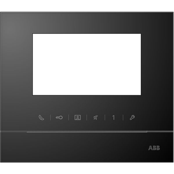 52311FC-B-02 Front cover for 4.3" video hands-free,Black image 1