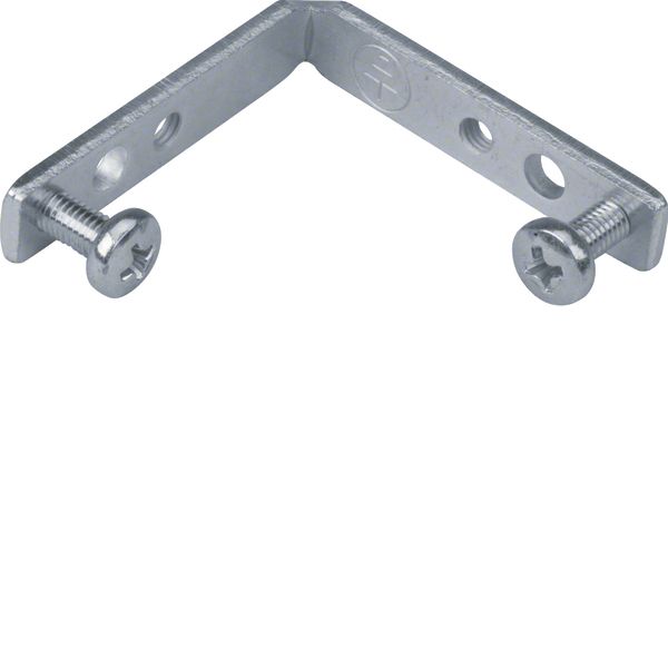 trunking connector BK angled 90° steel image 1
