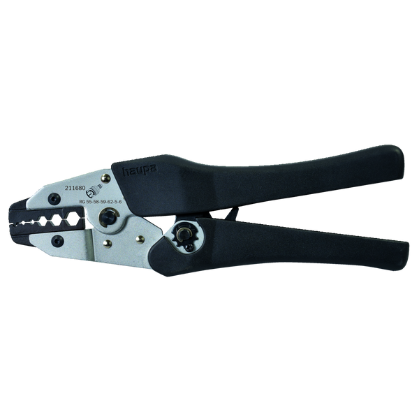 Pressing pliers for coaxial connectors image 1