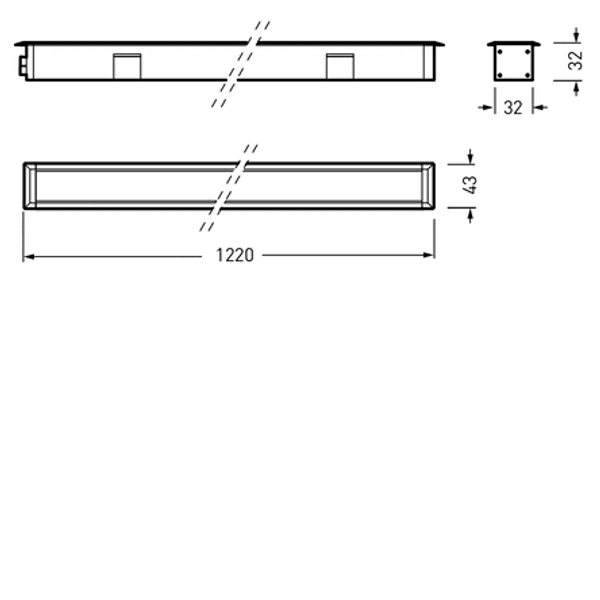 Ground-recessed luminaires Altigo Lens Anthracite rectangular 21W 700lm asymmetric medium wide (AM) IP67 IK05 5 SDCM 7257050 image 2