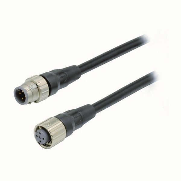 Cable with connectors on both cable ends, Smartclick M12 straight sock image 5