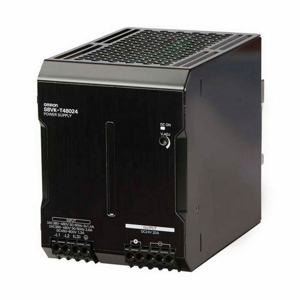 Coated version, Book type power supply, Pro, Three-phase, 480 W, 24 VD image 3