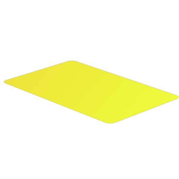 Device marking, Self-adhesive, halogen-free, 85 mm, Polyester, yellow image 1