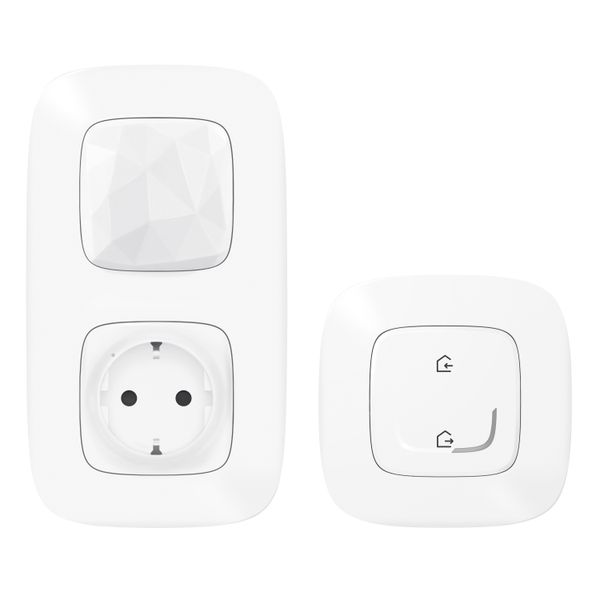 CONNECTED STARTER PACK MASTER SW. HOME/AWAY+GATEWAY OUTLET SCH VALENA ALLURE WH image 1