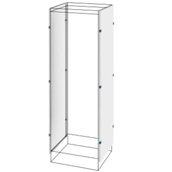 PAIR OF SIDE PANELS - FLOOR-MOUNTING DISTRIBUTION BOARDS - QDX 1600 H - 2000X600MM image 1