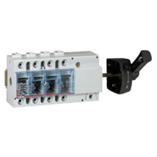 Isolating switch Vistop - 160 A - 4P - side handle, black - 9 modules image 1