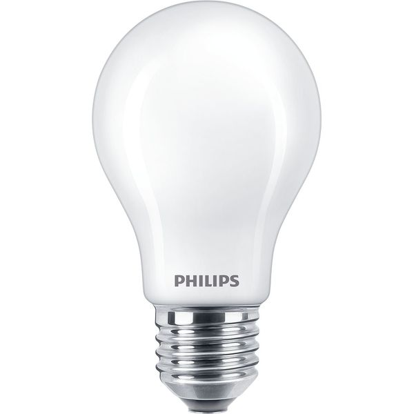PHILIPS LED bulb Classic A60 10.5W/75W E27 2200-2700K 1055lm Dim 15Y matt BL image 1
