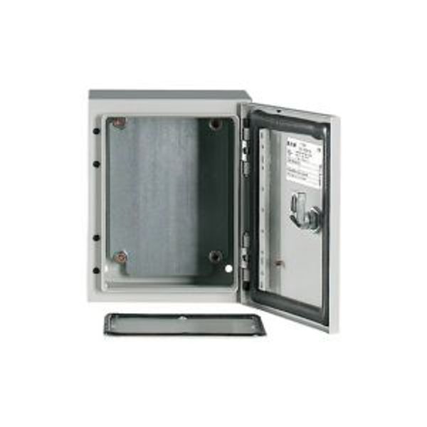 Wall enclosure with mounting plate, HxWxD=250x200x150mm image 4