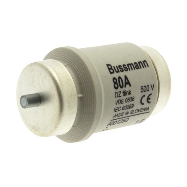 Fuse-link, low voltage, 80 A, AC 500 V, D4, gR, DIN, IEC, fast-acting image 3