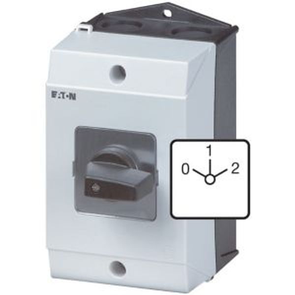 Multi-speed switches, T3, 32 A, surface mounting, 4 contact unit(s), Contacts: 8, 60 °, maintained, With 0 (Off) position, 0-1-2, Design number 8440 image 2