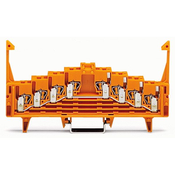 4-level same potential terminal block with locking clips all clamping image 1