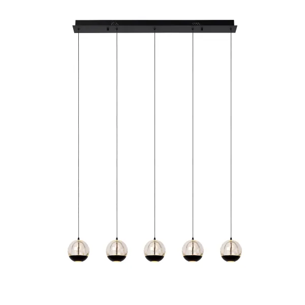 SENTUBAL Pendant light-Black-LED Dimm.-5,3W-2700K image 1