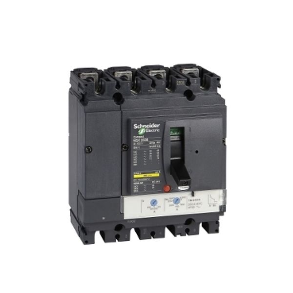 circuit breaker ComPact NSX160B, 25 kA at 415 VAC, TMD trip unit 160 A, 4 poles 3d image 2