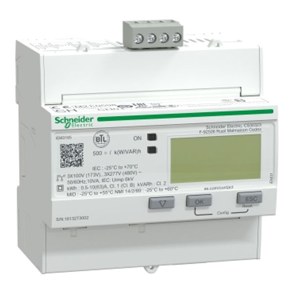 iEM3165 energy meter - 63 A - BACnet - 1 digital I - 1 digital O - multi-tariff - MID image 5