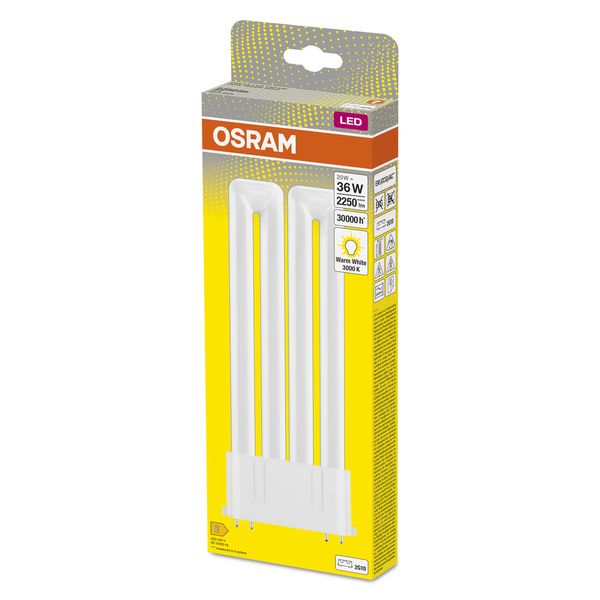 OSRAM DULUX LED F EM & AC MAINS 20W 830 2G10 image 13