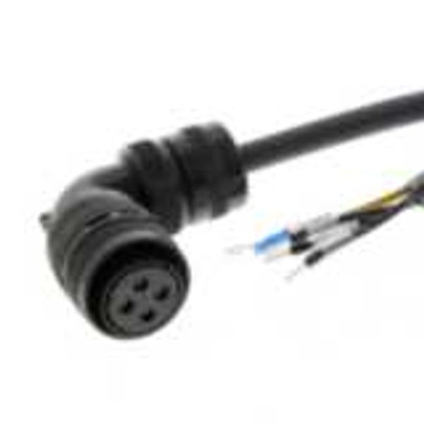 Servo motor power cable, 40 m, w/o brake, 900W-1.5 kW image 2