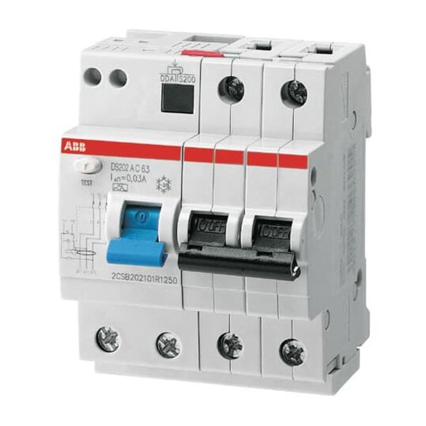 DS202 M A-C50/0.03 Residual Current Circuit Breaker with Overcurrent Protection image 2