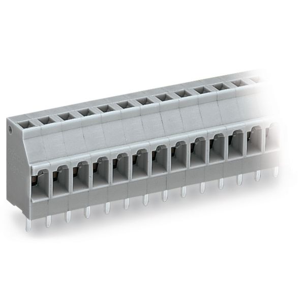 PCB terminal block 2.5 mm² Pin spacing 5 mm gray image 1