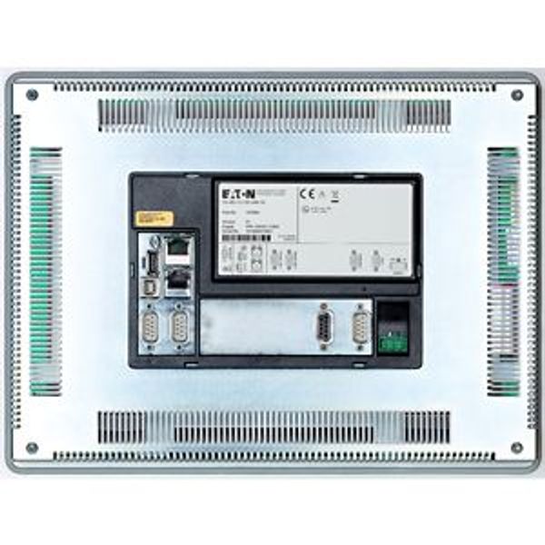 Single touch display, 12-inch display, 24 VDC, 800 x 600 px, 2x Ethernet, 1x RS232, 1x RS485, 1x CAN, 1x DP, PLC function can be fitted by user image 14