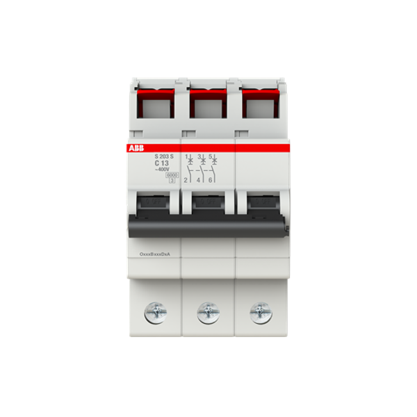 S203S-C13 Miniature Circuit Breaker - 3P - C - 13 A image 3