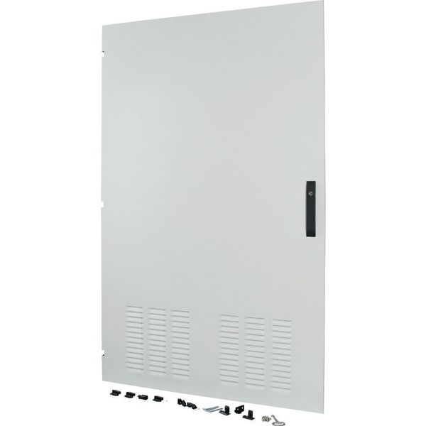 Section wide door, ventilated, left, HxW=1625x995mm, IP42, grey image 4