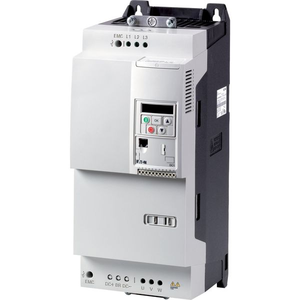 Variable frequency drive, 230 V AC, 3-phase, 30 A, 7.5 kW, IP20/NEMA 0, Radio interference suppression filter, Brake chopper, FS4 image 7