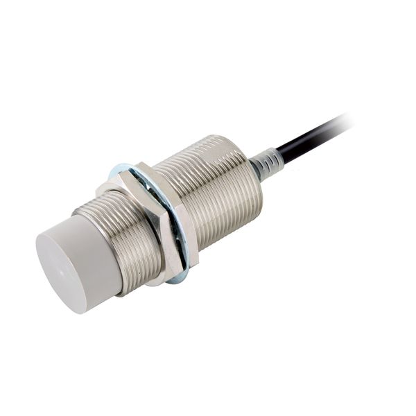 Proximity sensor, inductive, nickel-brass, long body, M30, unshielded, image 2