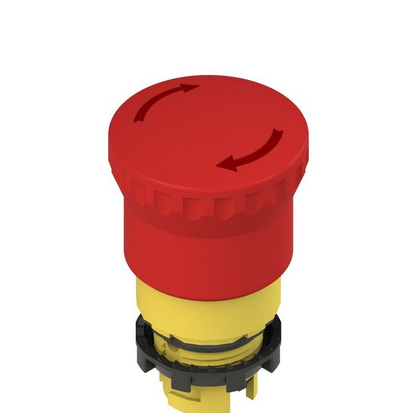 Emergency button with rotation release E2 1PERZ4531-T6 image 1