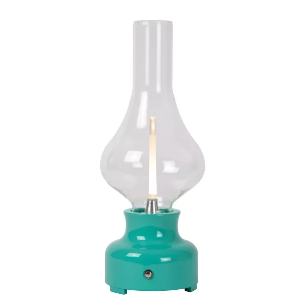 Lucide PETROL - Table lamp - LED - 3 StepDim - Turquoise image 1