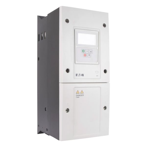 Variable frequency drive, 400 V AC, 3-phase, 24 A, 11 kW, IP55/NEMA 12, Radio interference suppression filter, OLED display image 16